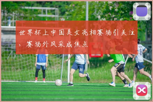 世界杯上中国美女亮相赛场引关注，赛场外风采成焦点